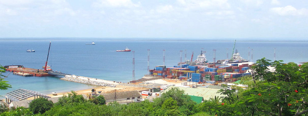 The port of Pemba, Mozambique, capital of Cabo Delgado province. The port of Pemba, Mozambique